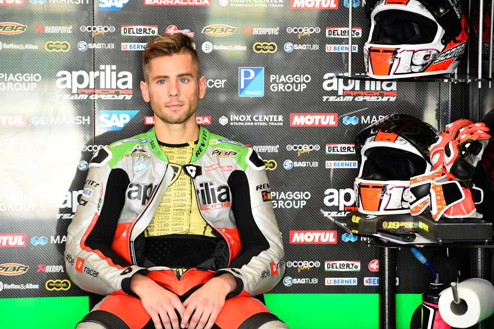 Los pilotos de Aprilia, satisfechos con el Top 10