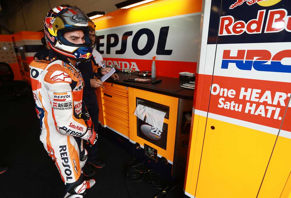 Dani Pedrosa: "Es una pena haber terminado la carrera así"