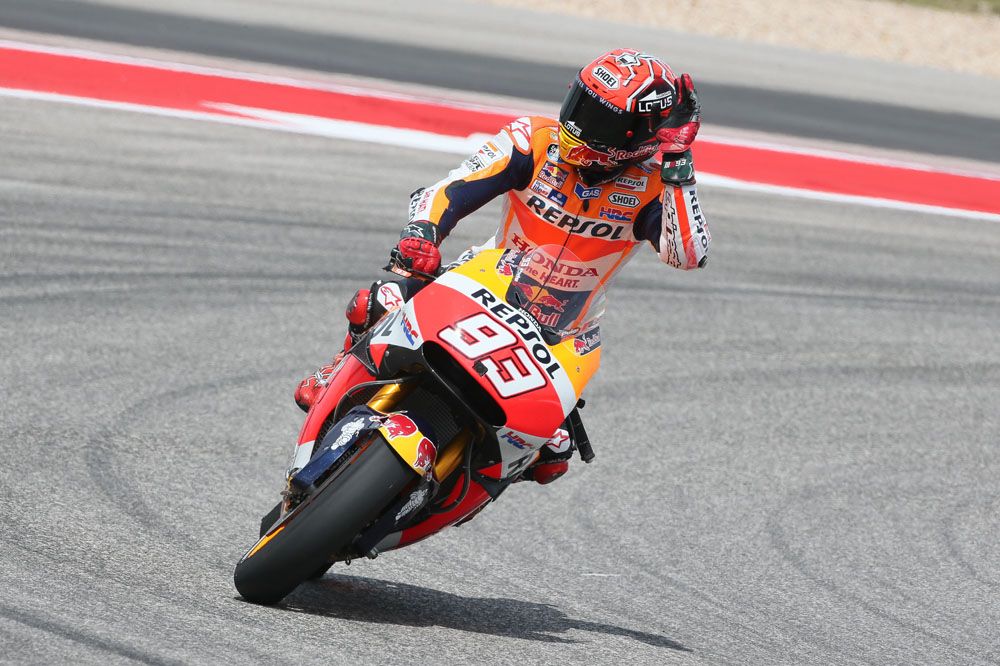 Marc Márquez sigue imbatido en Estados Unidos