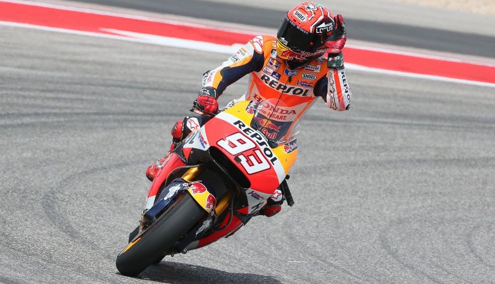Marc Márquez sigue imbatido en Estados Unidos
