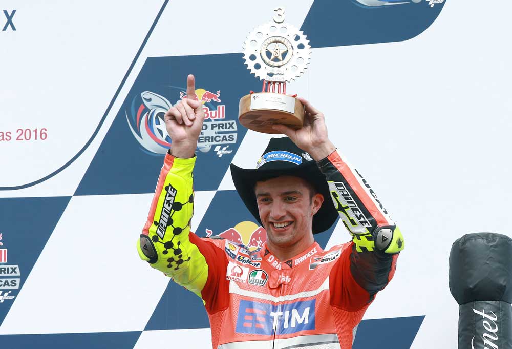 Andrea Iannone: "Terminar en el podio era muy importante para mí"