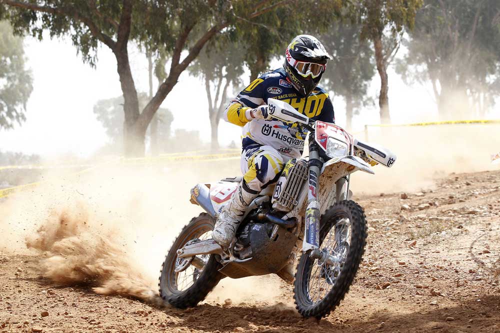 Mathias Bellino, primer líder del Mundial de Enduro GP