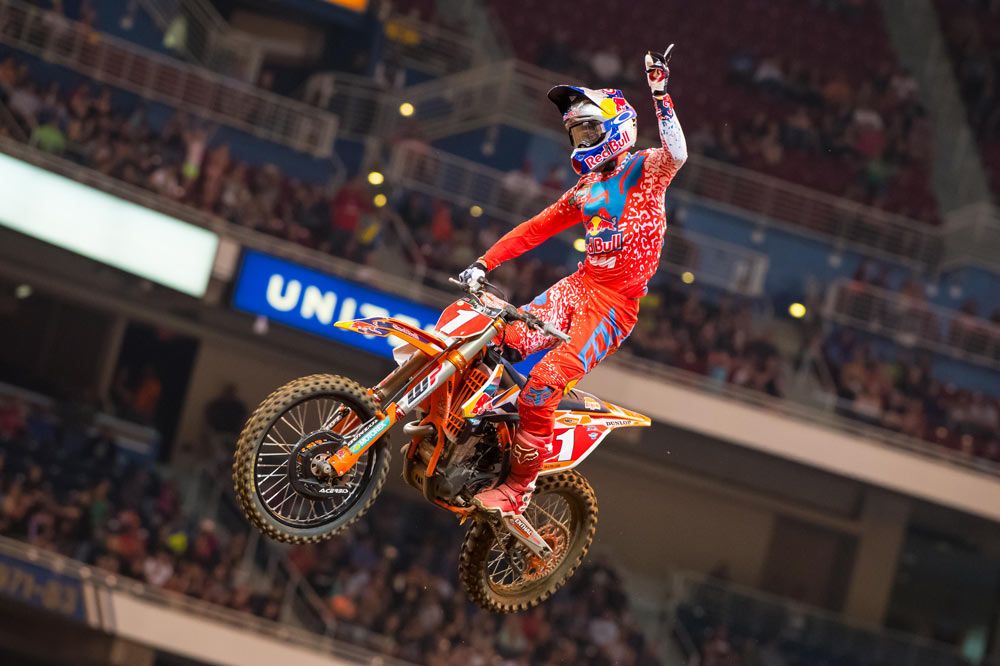 Tercera victoria consecutiva de Ryan Dungey en el SX USA de St. Louis