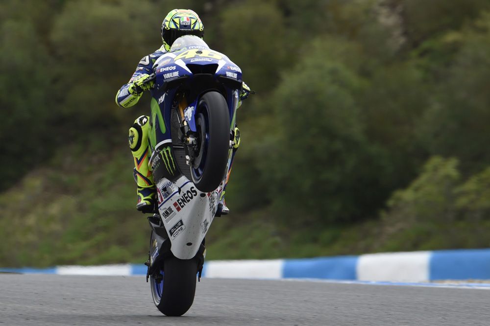 Valentino Rossi vuelve a ganar en Jerez