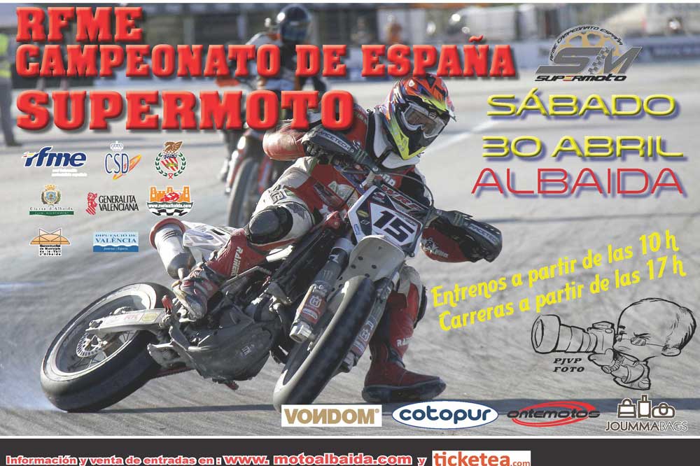 El Nacional de Supermoto comienza este fin de semana en Valencia