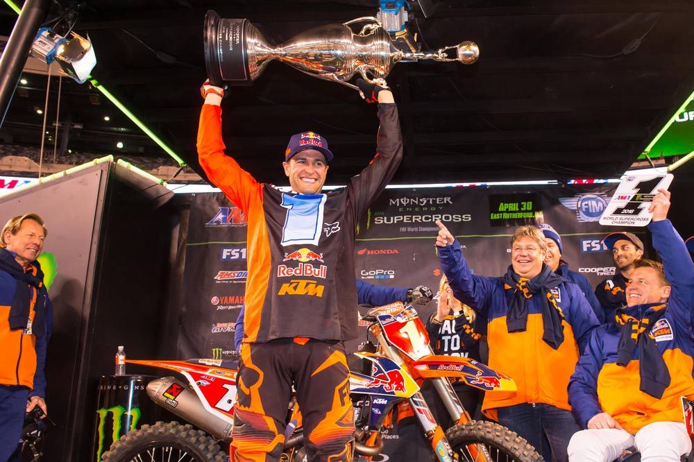 Ryan Dungey se hace con su tercer título en el SX USA de New Jersey