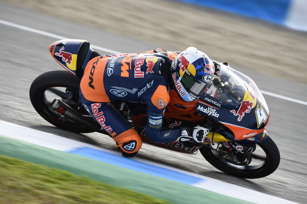 Brad Binder, el más rápido del día en Moto3