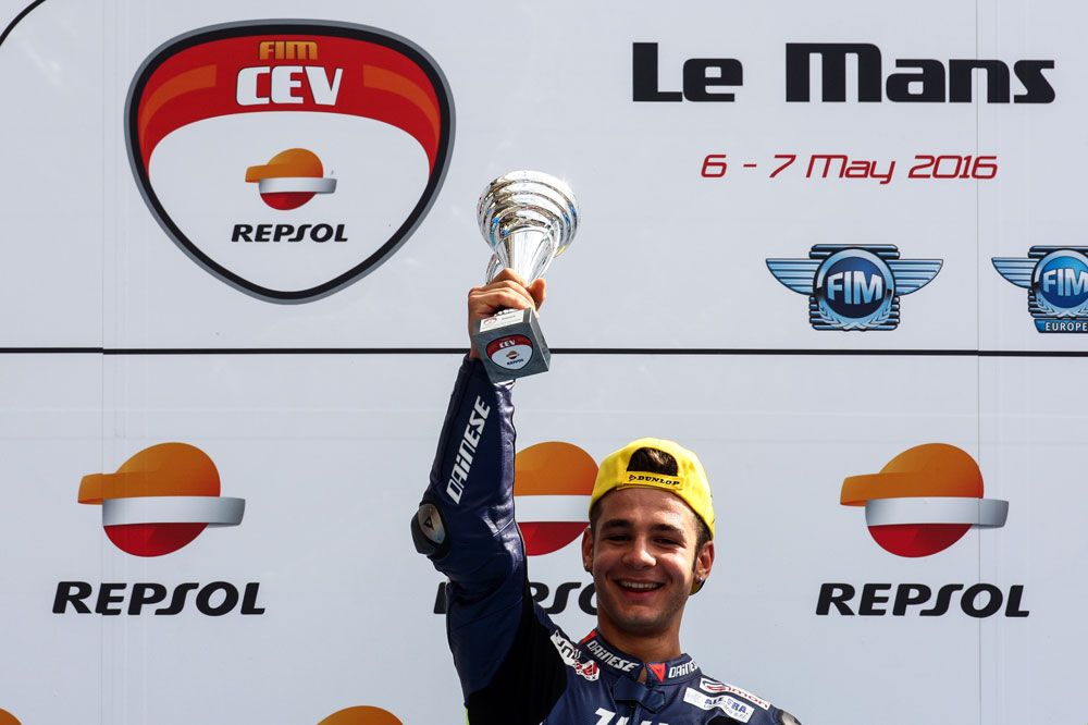Victoria de Lorenzo Dalla Porta en el CEV de Le Mans