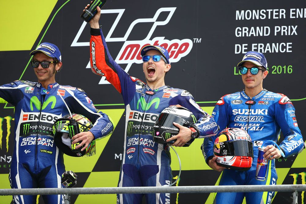 Jorge Lorenzo: “Cuando Márquez y Dovizioso se han caído he podido respirar tranquilo”