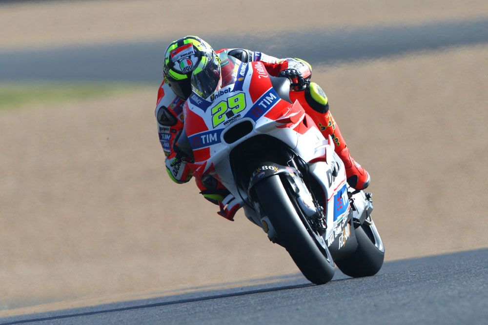 Ducati también lidera por la tarde
