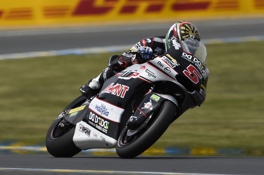 Johann Zarco domina los primeros libres de Moto2
