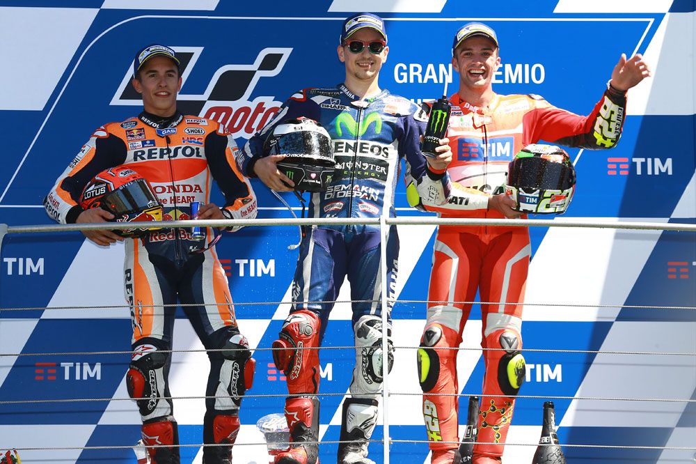 Marc Márquez: “Ha sido una impotencia ver cómo pasaba el de azul por el lado”