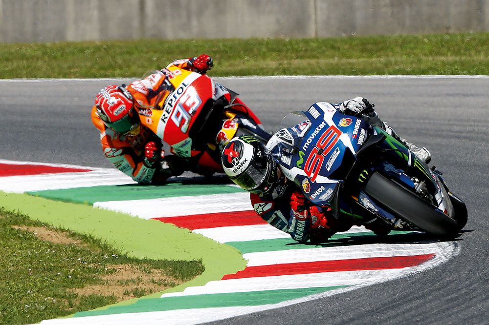 Lorenzo y Márquez, al límite en Italia