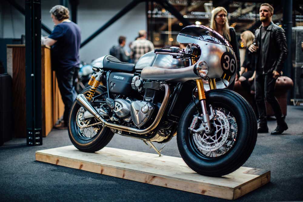 Triumph presenta la primera customización de la Thruxton R