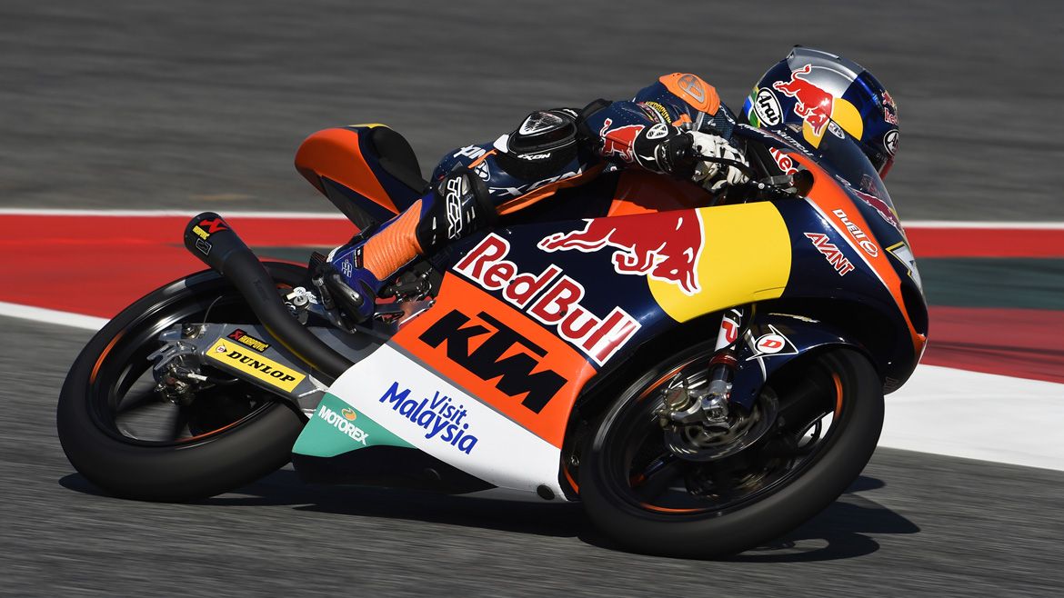 Brad Binder, pole en Montmeló con Jorge Navarro tercero