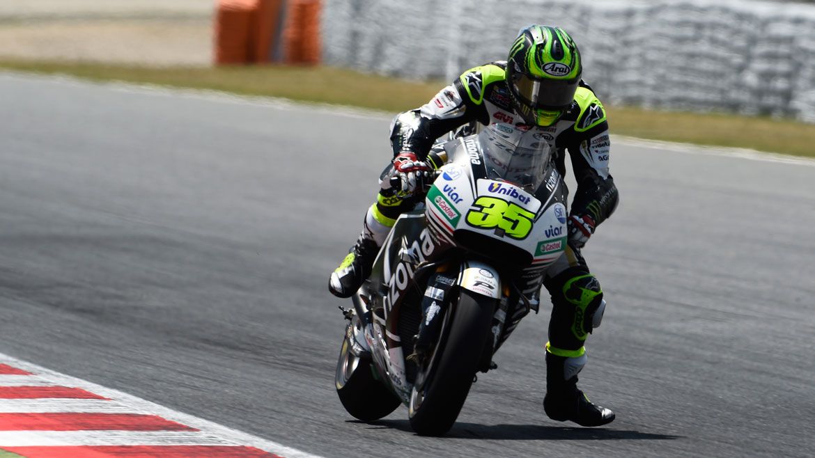 Cal Crutchlow, mejor tiempo en los test de MotoGP en Montmeló