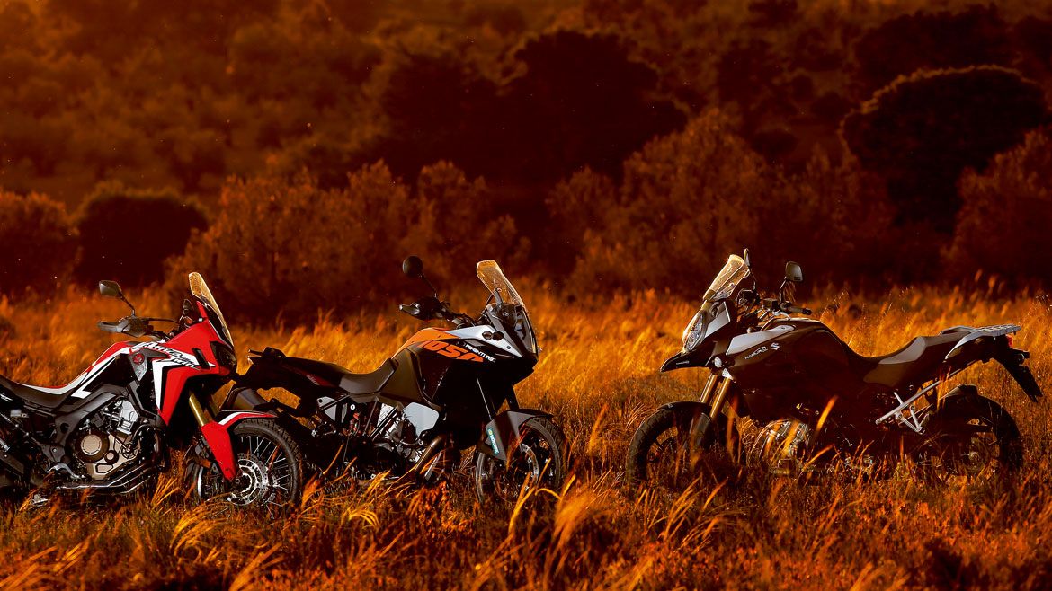 Las motos trail, protagonistas
