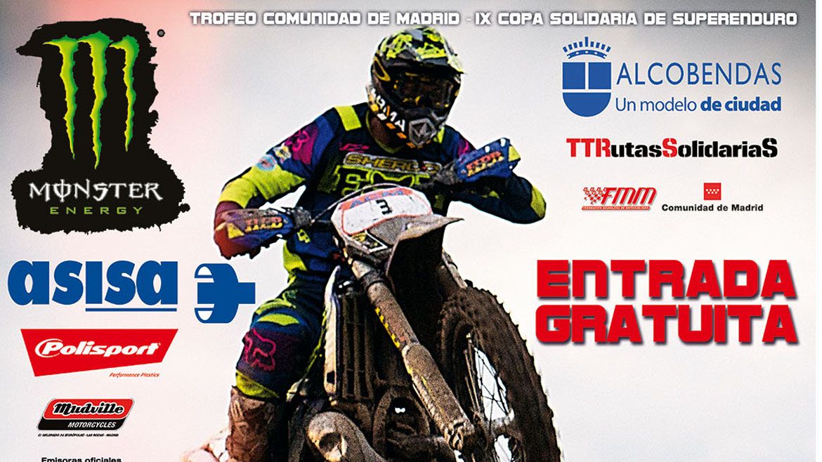 La Copa Solidaria de Superenduro llega a Alcobendas
