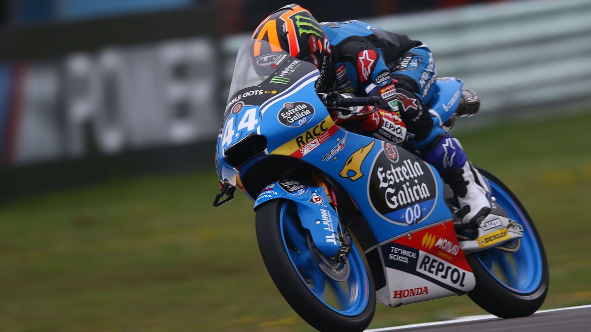 Arón Canet, el más rápido del viernes en Assen