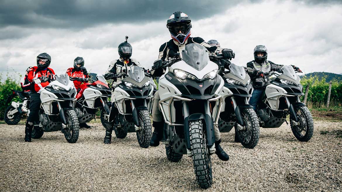Los "Siete Trotamundos" de Ducati para la Globetrotter 90ª Aniversario