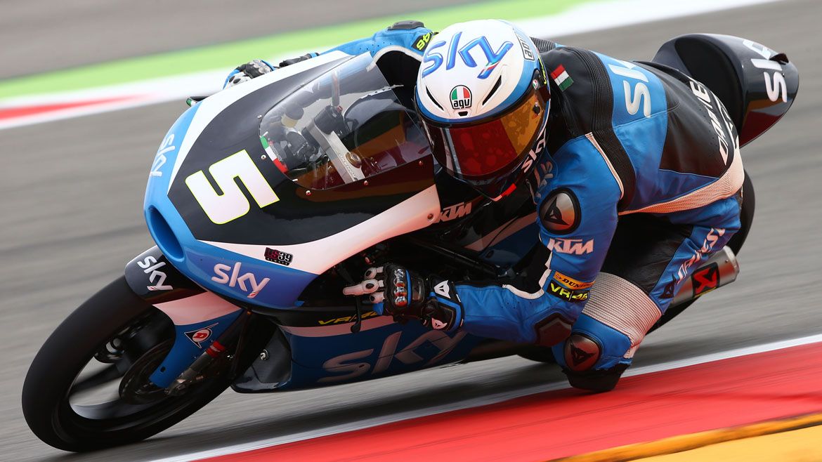 Romano Fenati lidera los primeros libres de Moto3 en Sachsenring