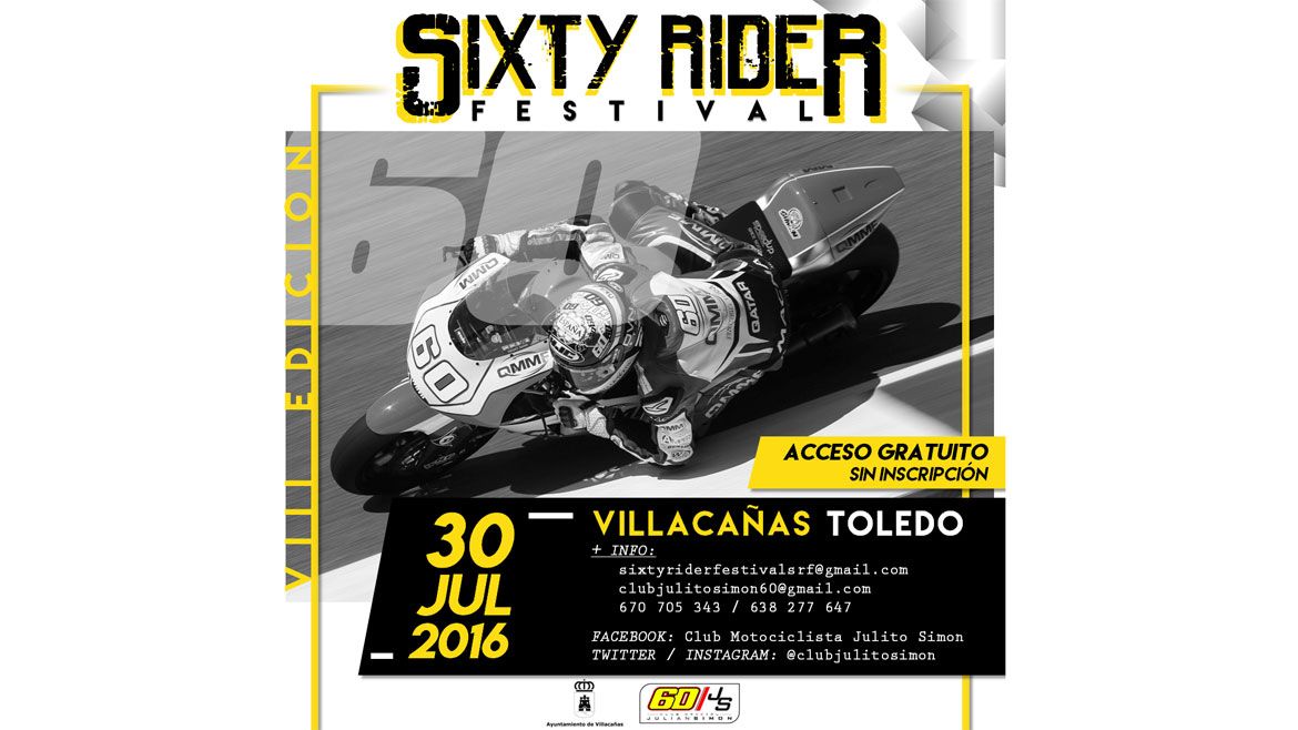 El Sixty Rider Festival 2016, el 30 de julio en Villacañas