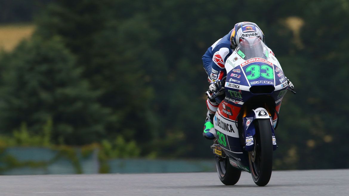 Enea Bastianini, el más rápido del viernes en Sachsenring