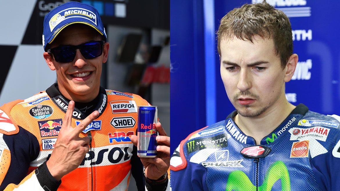 Marc Márquez y Jorge Lorenzo, cara y cruz en Sachsenring