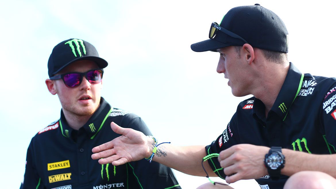 Los pilotos del Tech3, los únicos que no han rodado en el Red Bull Ring