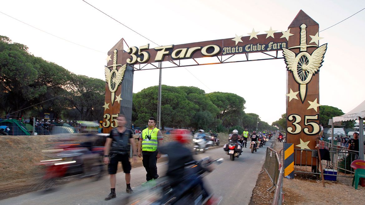 La concentración motera de Faro celebró su 35 edición
