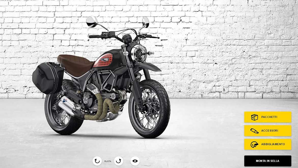 El nuevo configurador Ducati Scrambler ya está disponible