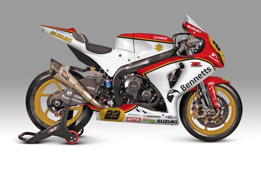 Suzuki estrena decoración "Barry Sheene" en el BSB