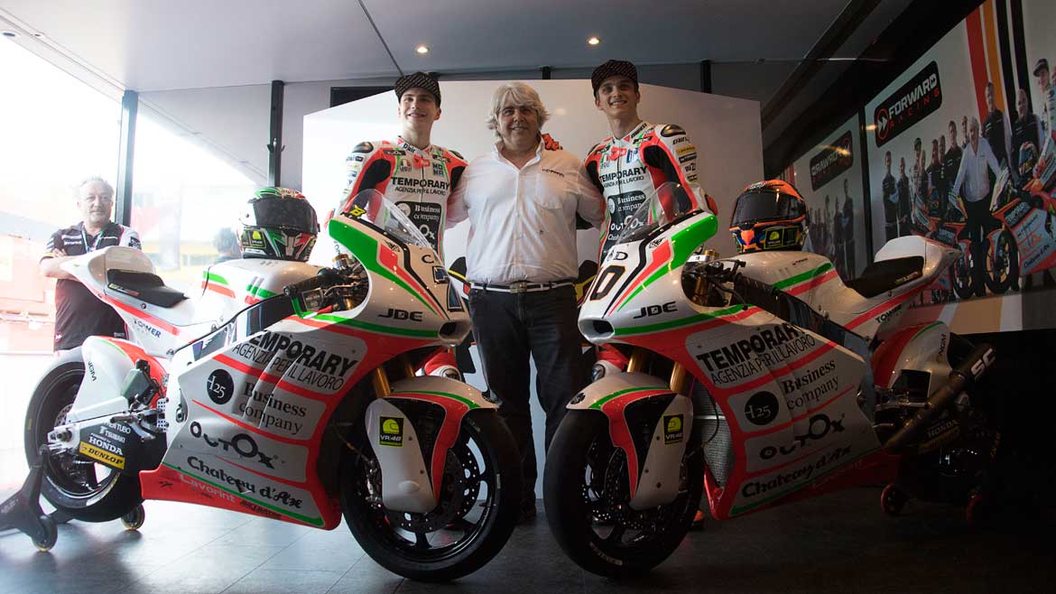 Luca Marini y Lorenzo Baldassarri seguirán en el Forward Racing en 2017