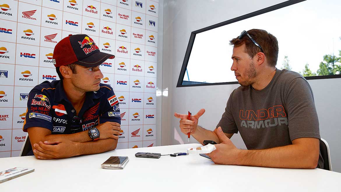 Entrevista a Dani Pedrosa: "Soy positivo, el año pasado le dimos la vuelta a la situación"