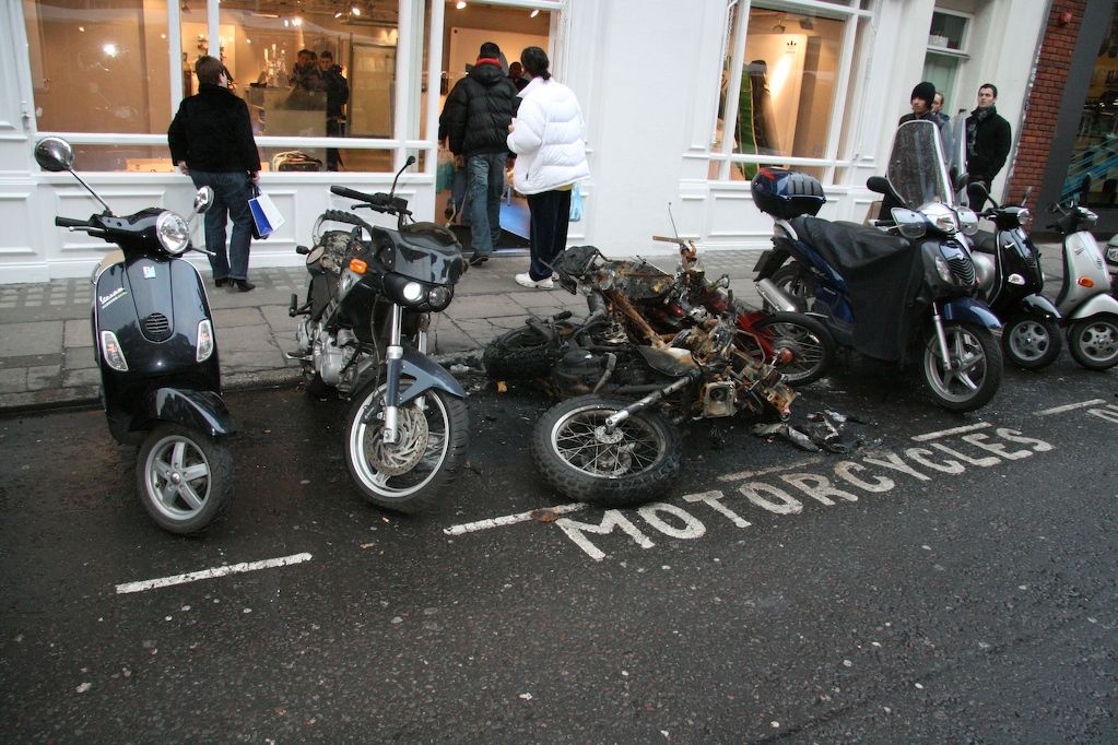 ¿Pirómanos de motos? En Guipúzcoa ya han quemado 44