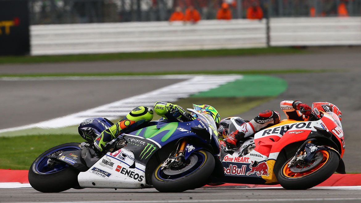 Rossi, por delante de Márquez en los primeros libres