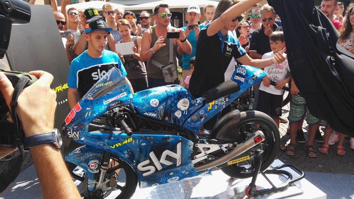 Nueva y curiosa decoración para el SKY VR46 de Moto3