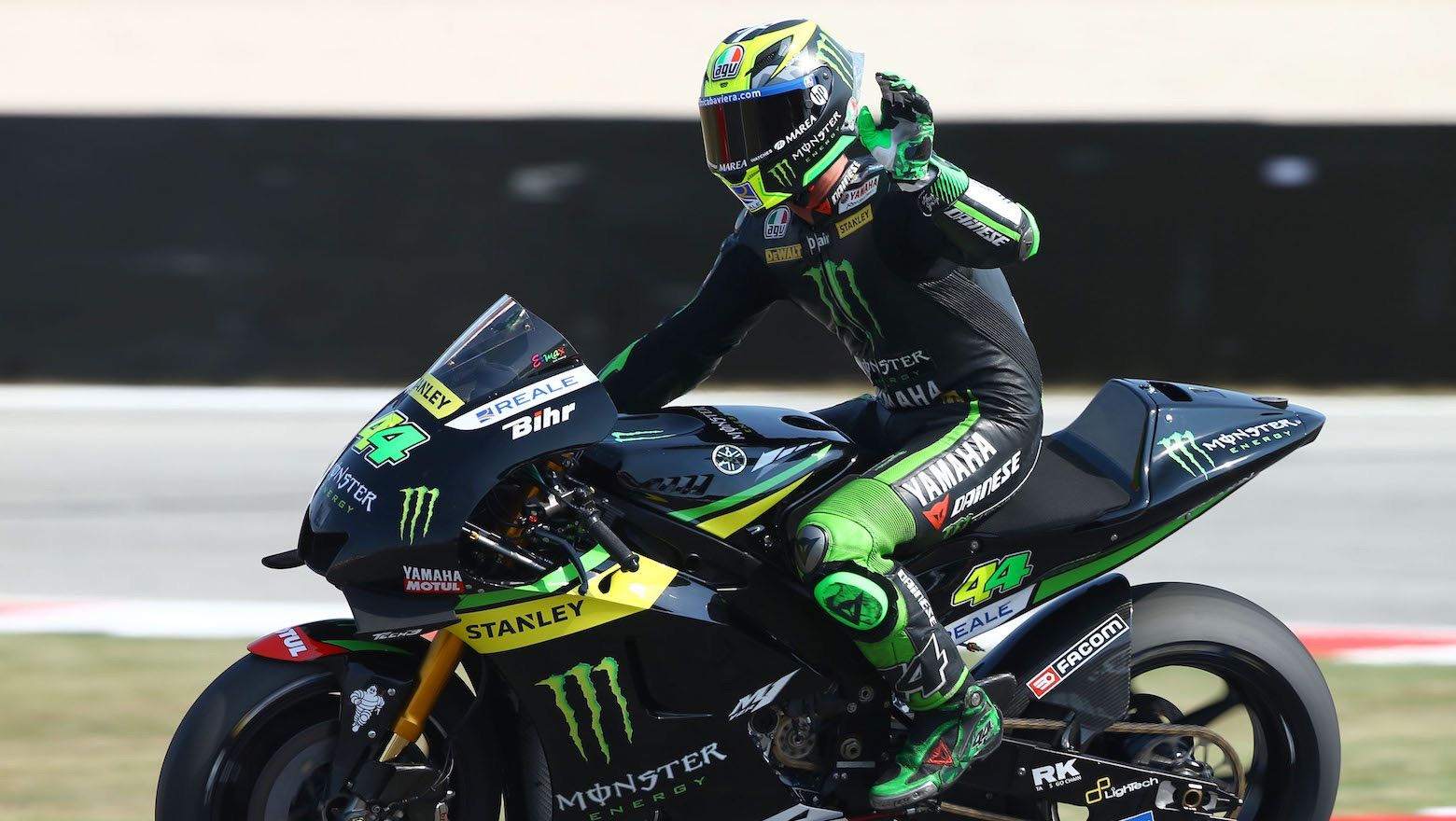 Pol Espargaró: "Ser primero es la hostia. ¡Tendré que romper la moto más a menudo! (risas)"