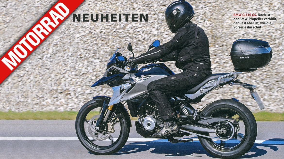 La Nueva BMW G 310 GS ya rueda