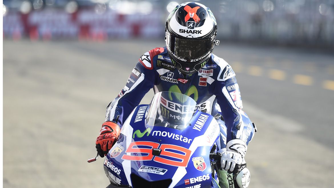 Jorge Lorenzo: “Te quedas con cara de tonto, la goma no te avisa”