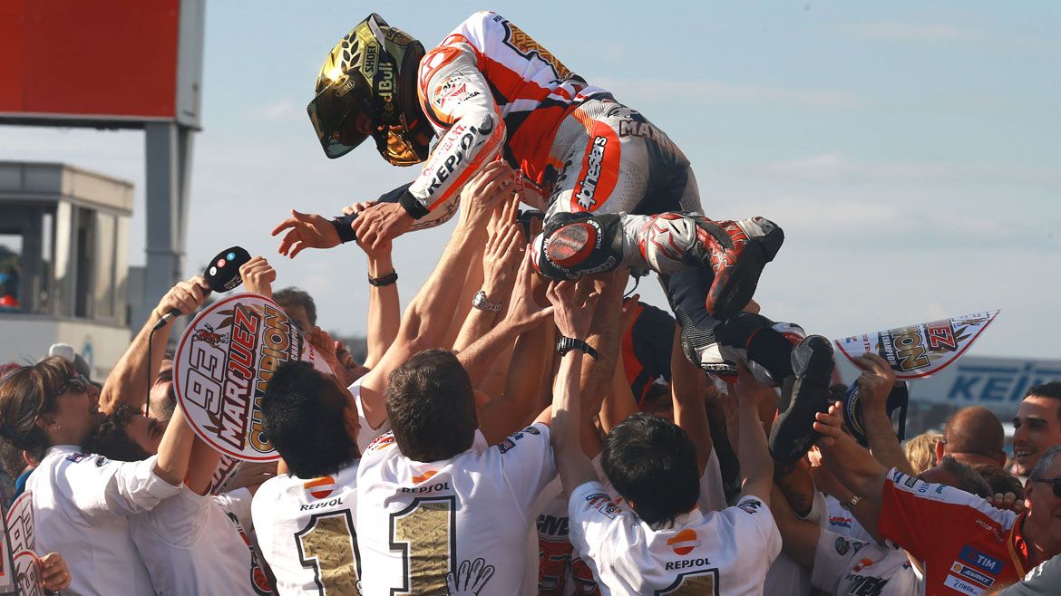 Marc Márquez: “No me lo esperaba, pensaba que el equipo no tendría ni camisetas”