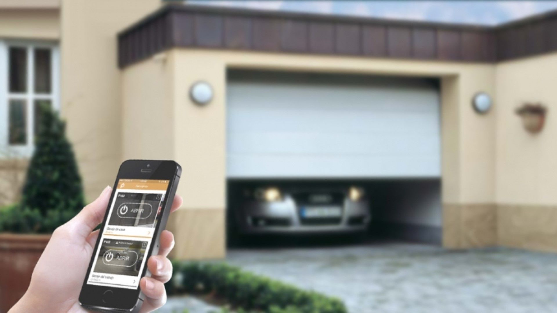 Abre la puerta del garaje desde tu móvil, con Parkingdoor