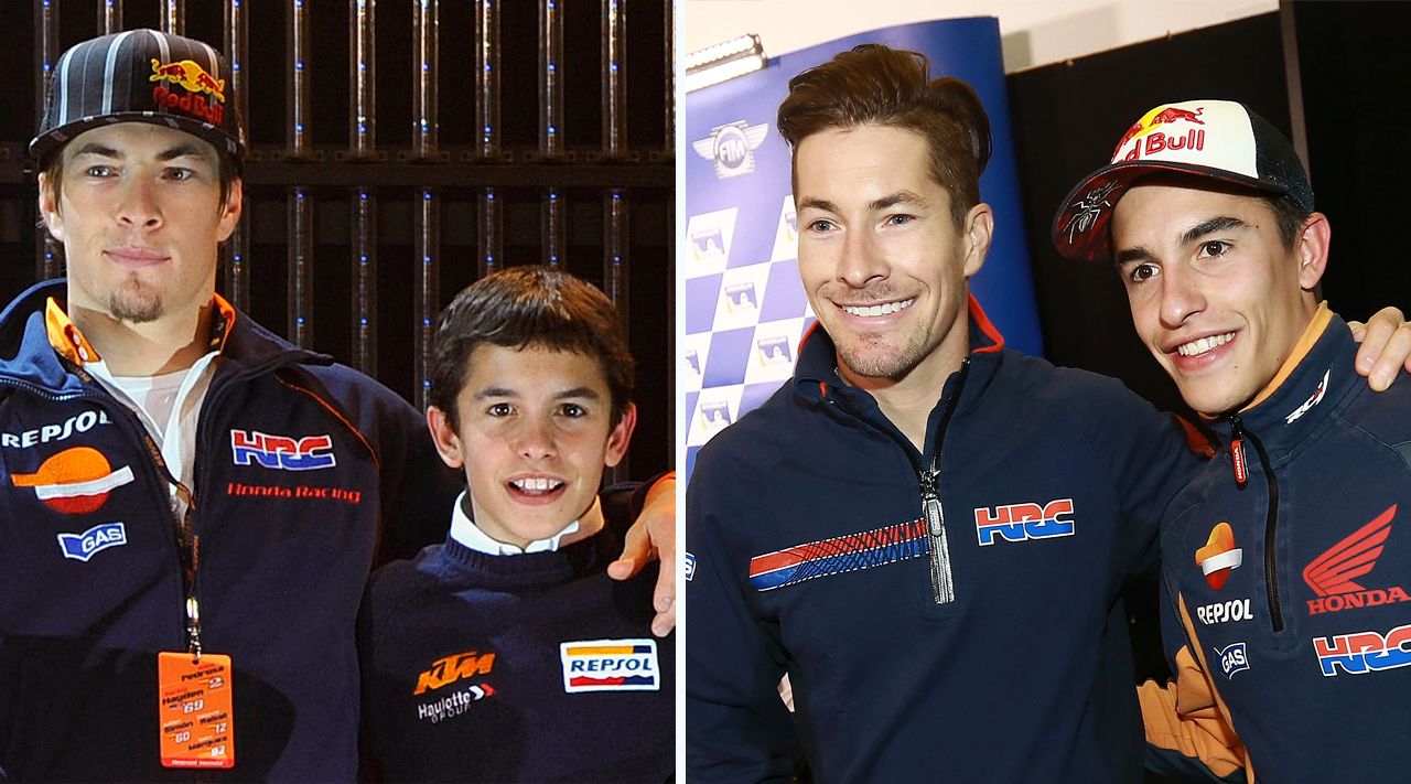Nicky Hayden, reunido 8 años después con Marc Márquez