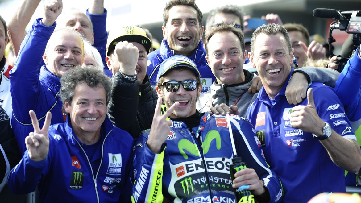 Valentino Rossi: “Cuando se ha caído Marc he pensado que podía ganar”