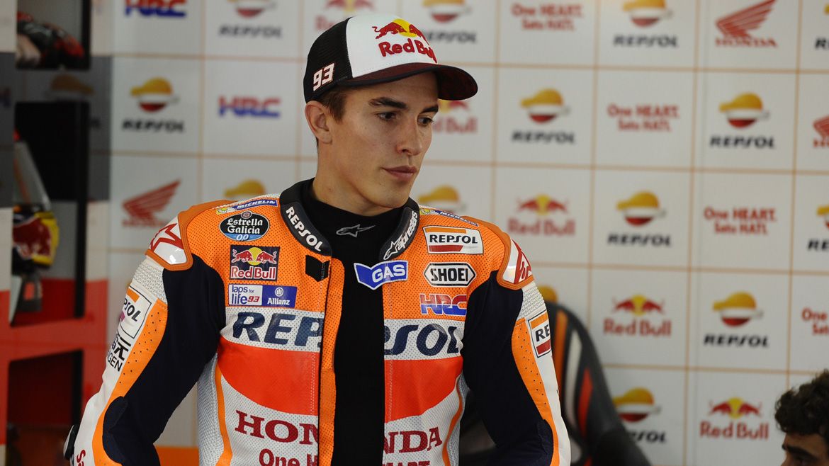 Marc Márquez: “La caída me ha dado rabia, no la estaba buscando”