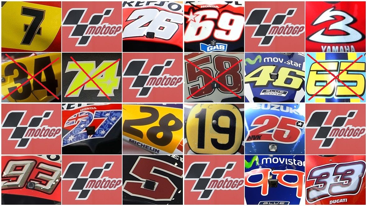 El Bingo de MotoGP, tachamos el 65 de Loris Capirossi y seguimos para línea