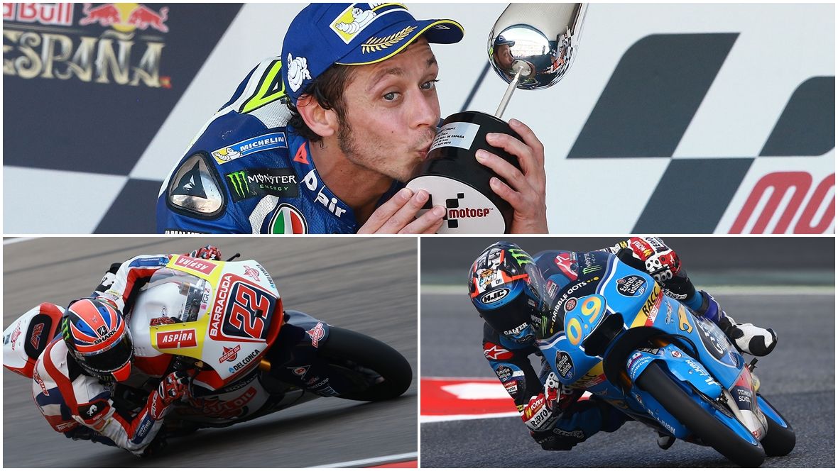 Valentino Rossi, Sam Lowes y Jorge Navarro, a por su propio triplete en Valencia