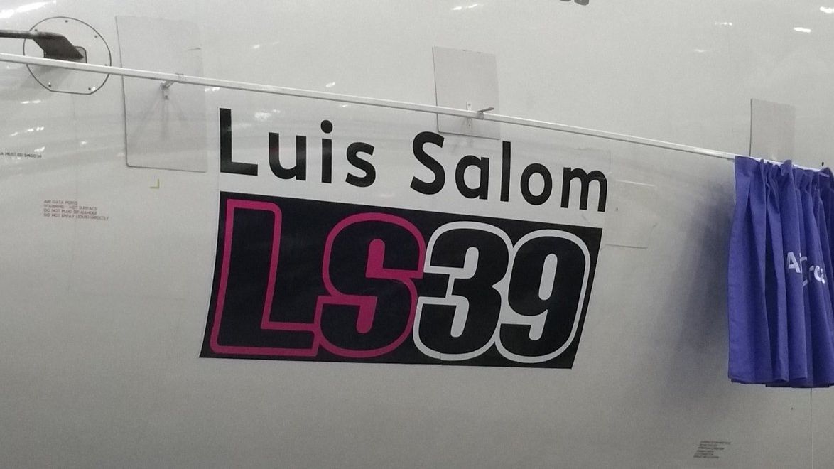LS39, el avión de Air Europa en homenaje a Luis Salom
