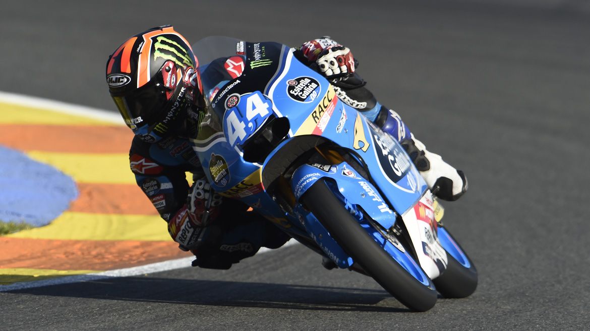 MotoGP Valencia 2016: Arón Canet, pole en casa