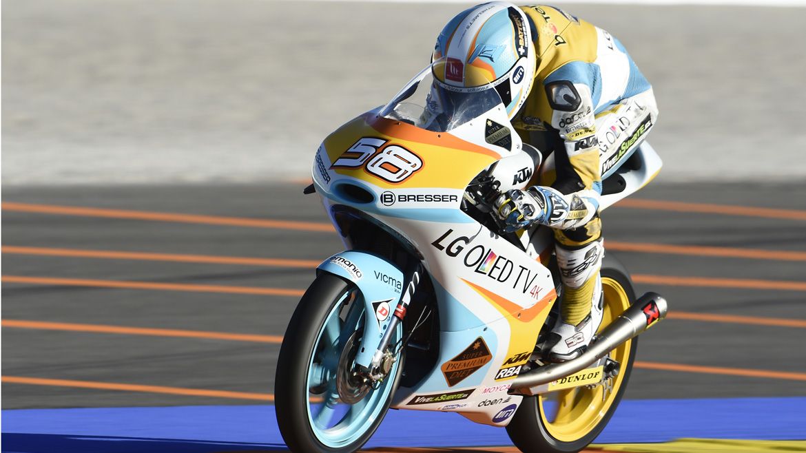 MotoGP Valencia 2016: Juanfran Guevara domina la mañana del sábado